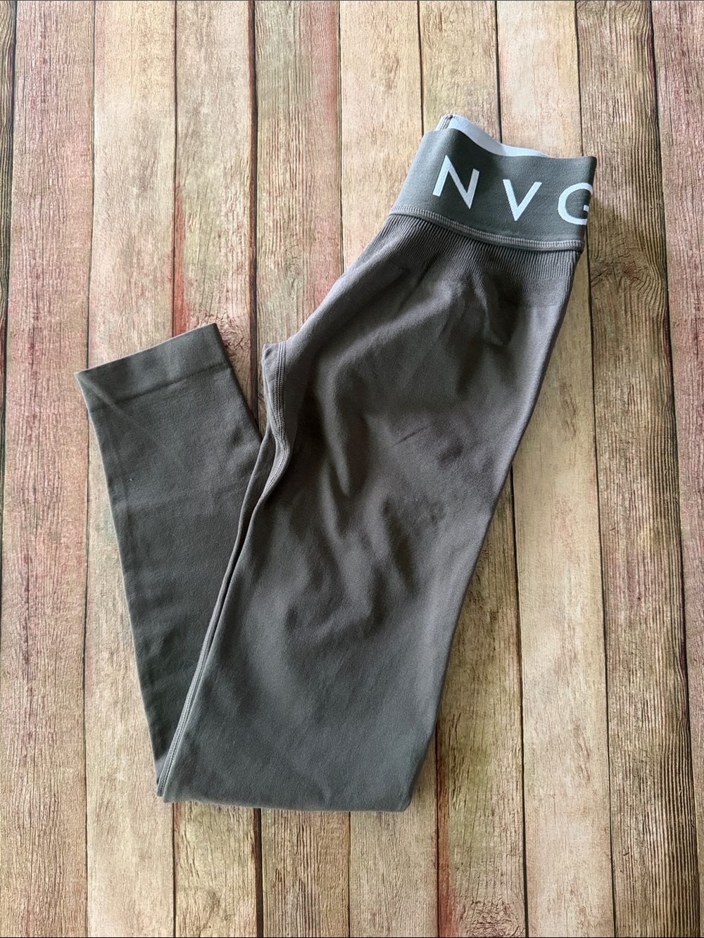 NVGTN Olive Leggings with Branded Waistband